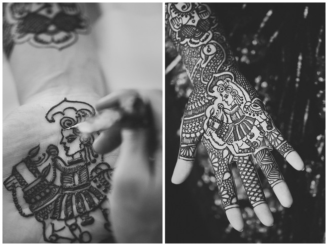 Mehndi bei indischer Hochzeitszeremonie © Hochzeitsfotograf Berlin hochzeitslicht